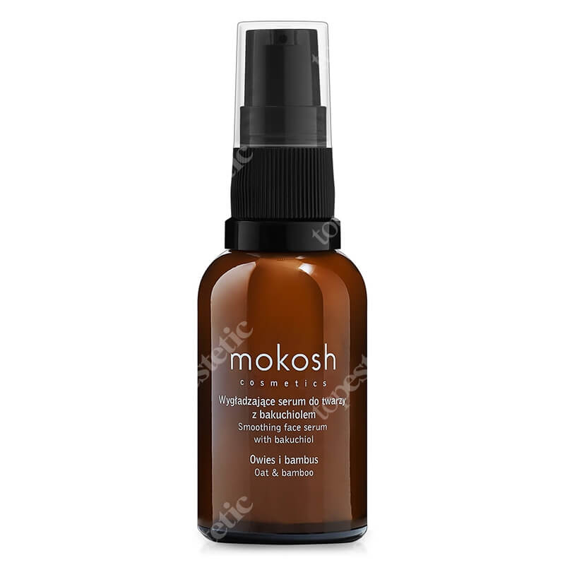 Mokosh Smoothing Serum with Bakuchiol Oat &amp; Bamboo Wygładzające serum do twarzy z bakuchiolem - Owies i bambus 30 ml