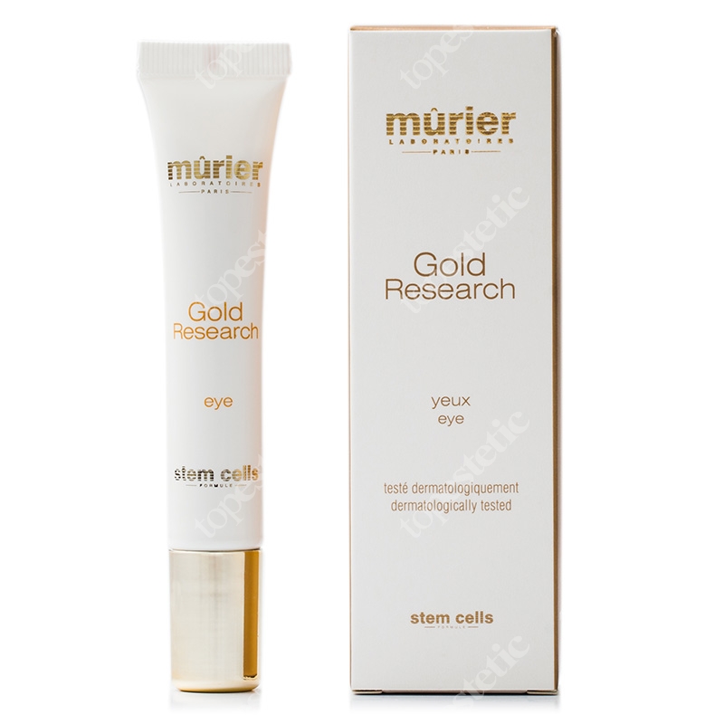 Murier Gold Research Eye Ultra delikatny krem ze złotem koloidalnym i kwasem hialuronowym pod oczy 20 ml