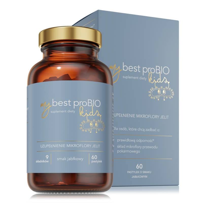 MyBestPharm MyBestProBio KIDS Suplement diety w pastylkach 60 szt