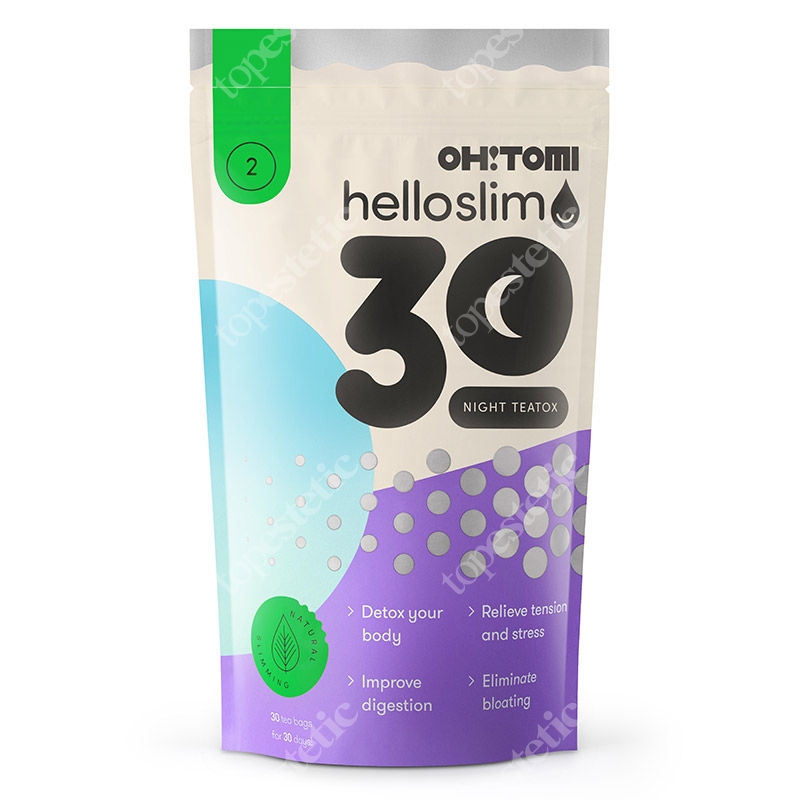 Oh Tomi Hello Slim Night Teatox Ziołowo-owocowa herbata na noc 30 szt.