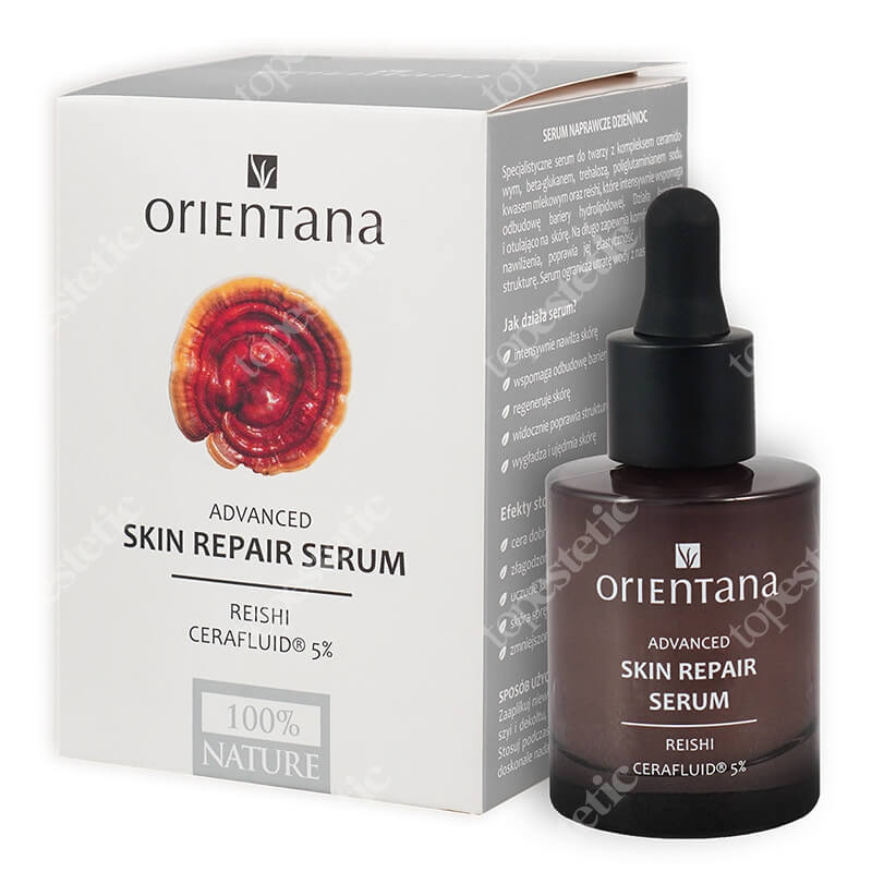 Orientana Advanced Skin Repair Serum Reishi i Cerafluid 5% Zaawansowane serum z ceramidami do twarzy 30 ml