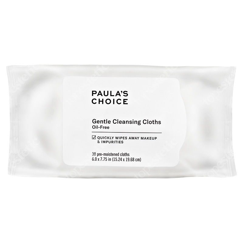 Paulas Choice Gentle Cleansing Cloths Delikatne dla skóry chusteczki do demakijażu 30 szt.