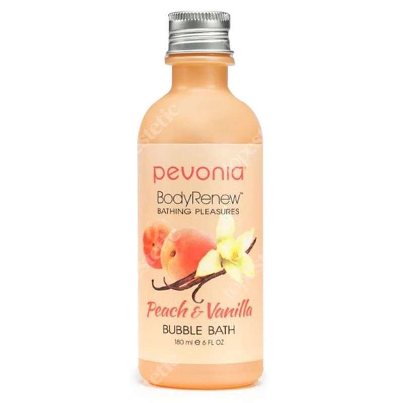 Pevonia Bubble Bath Peach &amp; Vanilla Płyn do kąpieli Peach &amp; Vanilla 180 ml