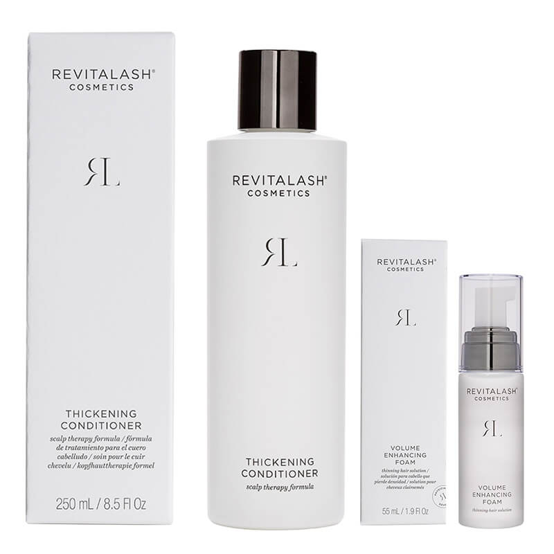 Revitalash Thickening Conditioner + Volume Enhancing Foam ZESTAW Zagęszczająca odżywka 250 ml + Pianka stymulująca wzrost włosów 55 ml