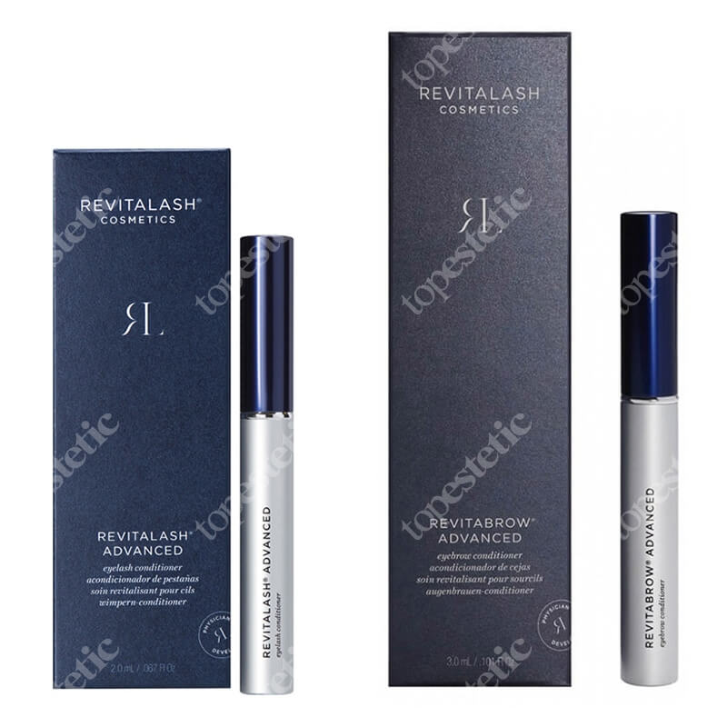 Revitalash RevitaLash Advanced + RevitaBrow Advanced ZESTAW Odżywka stymulująca wzrost rzęs - 3 miesięczna kuracja 2,0 ml + Odżywka stymulująca wzrost brwi 3 ml