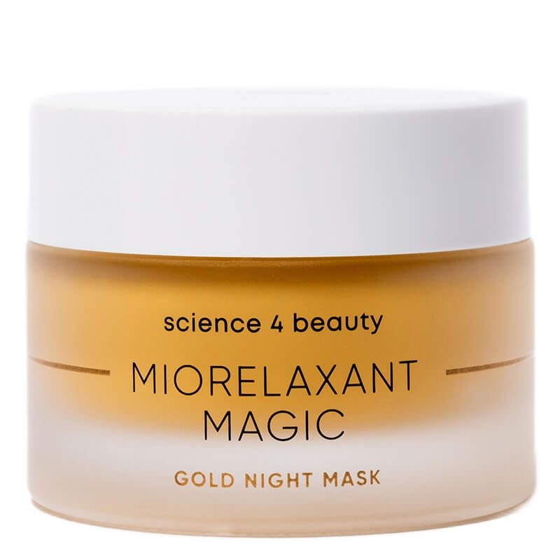 Science4Beauty Miorelaxant Magic™ Gold Night Mask Maska całonocna z konotoksyną o działaniu profilaktycznym 50 ml