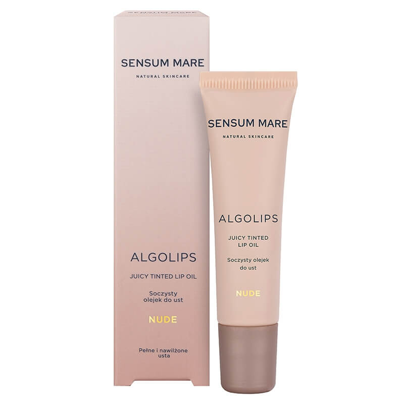 Sensum Mare AlgoLips Juicy Tinted Lip Oil Soczysty olejek do ust (kolor Nude) 10 ml