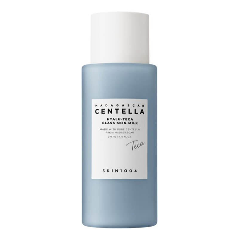 Skin1004 Madagascar Centella Hyalu TECA Glass Skin Milk Mleczna esencja nawilżająco-rozświetlająca 210 ml
