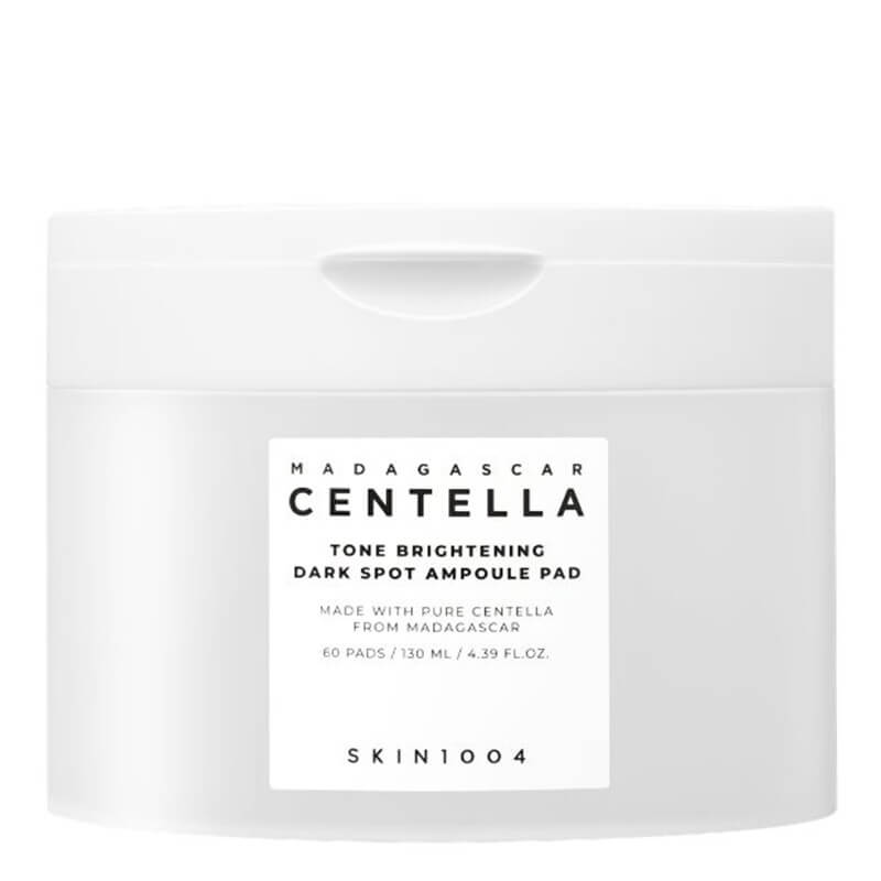Skin1004 Madagascar Centella Tone Brightening Dark Spot Ampoule Pad Rozjaśniające płatki do twarzy z przebarwieniami 60 szt