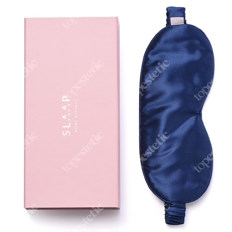Slaap Silk Mask Jedwabna opaska na oczy do spania (granatowa) 1 szt.