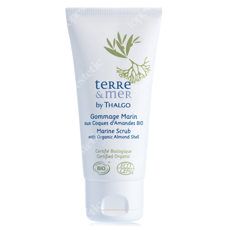 Thalgo Marine Scrub With Organic Almond Shell Morski peeling z drobinkami organicznych migdałów 50 ml