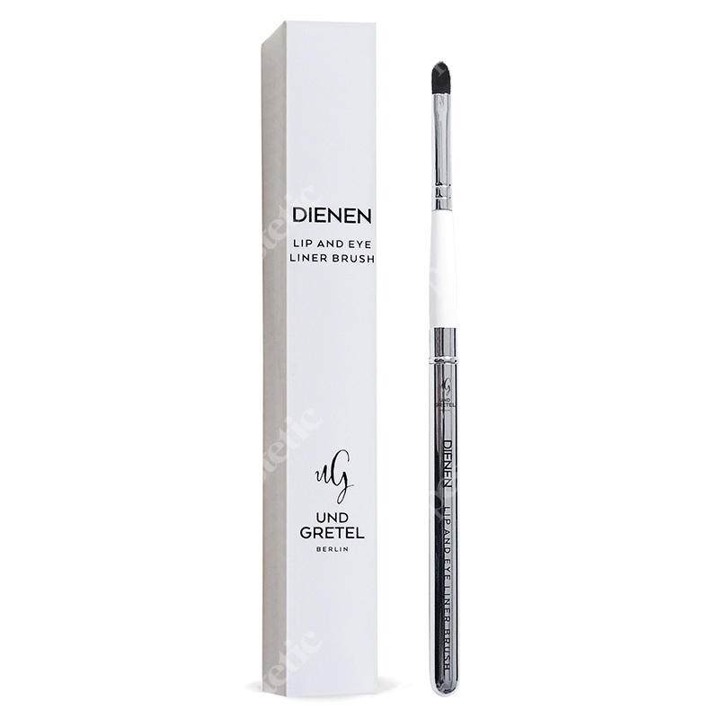 Und Gretel Dienen Lip and Eye Liner Brush Pędzelek do "kocich oczu" i ust 1 szt