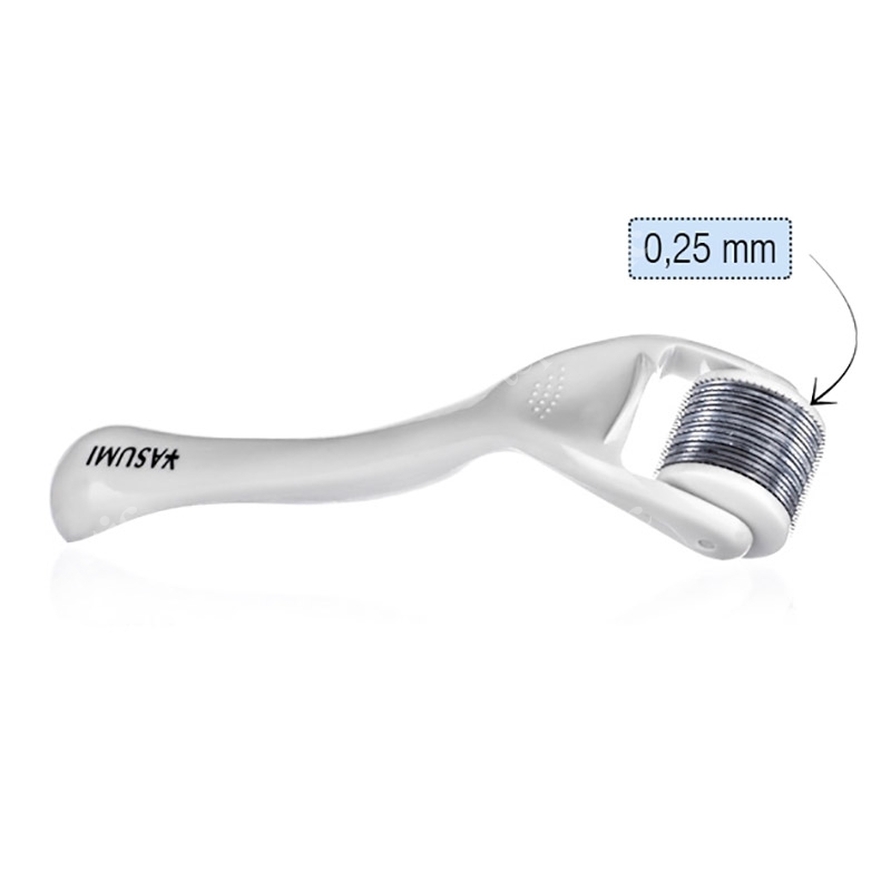 Yasumi Derma Roller Titanium 0,25 Roller do twarzy z tytanowymi igłami o dł. 0,25 mm