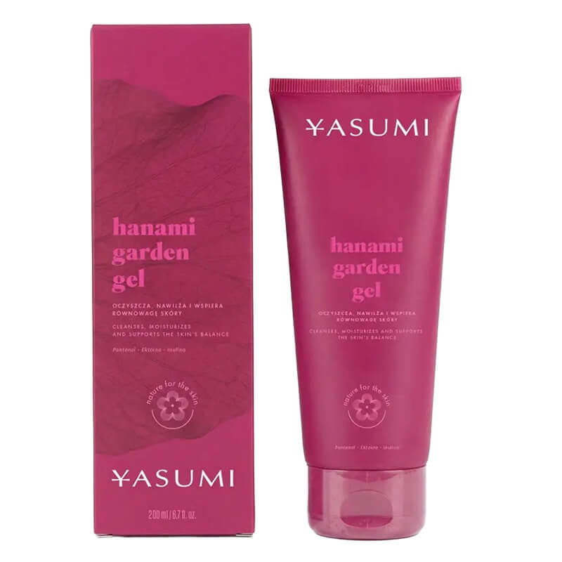 Yasumi Hanami Garden Gel Łagodny żel pod prysznic z pantenolem, ektoiną i inuliną 200 ml