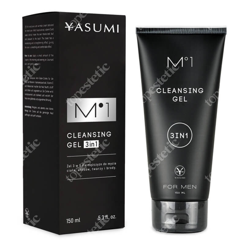 Yasumi M◦1 Cleansing Gel Wielozadaniowy żel oczyszczający dla mężczyzn 150 ml