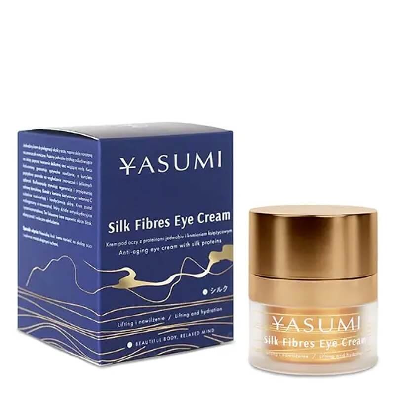 Yasumi Silk Fibres Eye Cream Luksusowy krem pod oczy z proteinami jedwabiu 15 ml