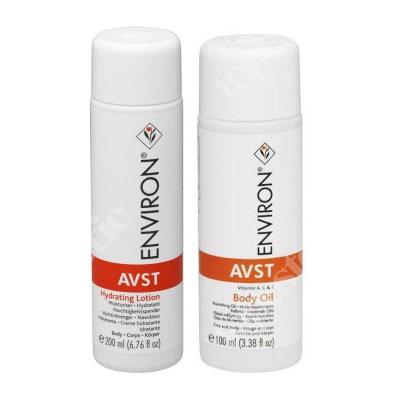 Environ Zestaw AVST Lotion nawilżający + Olejek do ciała A,C&amp;E 200 ml, 100 ml