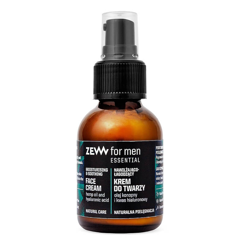 Zew For Men Krem Do Twarzy Nawilżająco-łagodzący krem do twarzy do skóry suchej 50 ml