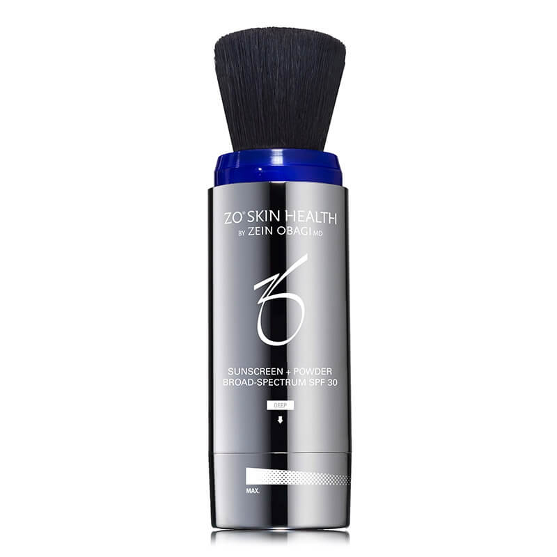 ZO Skin Health Sunscreen + Powder SPF 30 Puder mineralny z filtrem o szerokim spektrum ochrony (kolor Deep) 3 g