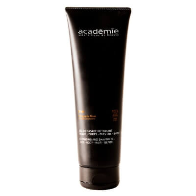 Academie Gel De Rasage Nettoyant Żel do golenia i mycia ciała oraz włosów 250 ml