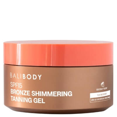 Bali Body Shimmering Tanning Gel SPF 15 Żel do opalania z efektem intensywnego blasku 150 ml