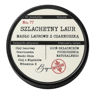 Bosqie Szlachetny Laur No.77 Masło laurowe z czarnuszką 60 ml