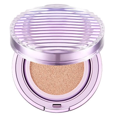 Cell Fusion C Glass Skin Cushion SPF40 PA++ Wygładzająco-ochronny podkład w poduszce z efektem Glass Skin (kolor 21N Ivory) 13 g