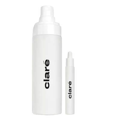 Clare Ceramides + Lingostem Protecting 2-Phase Mist + Brightening and Anti Aging 20 % Vitamin C Serum ZESTAW Ochronna 2-fazowa mgiełka do twarzy 50 ml + Serum z wit. C 10 ml