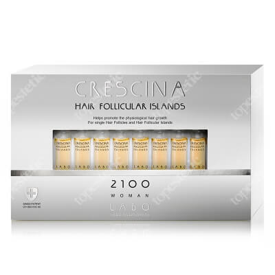 Crescina HFSC Hair Follicular Island 2100 Woman Kuracja stymulująca odrastanie włosów 2100 dla kobiet 20 amp.