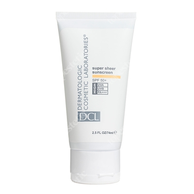 DCL Super Sheer Sunscreen SPF 50+ Krem przeciwsłoneczny z wysoką ochroną 74 ml