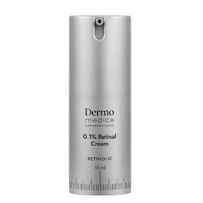 Dermomedica 0.1% Retinal Cream Krem z retinalem, bakuchiolem, niacynamidem i resweratrolem 15 ml