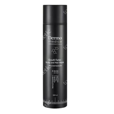 Dermomedica Growth Factor Scalp and Hair Mask Maska dla skóry głowy z problemem podrażnień, suchości, świądu i wypadania włosów 200 ml