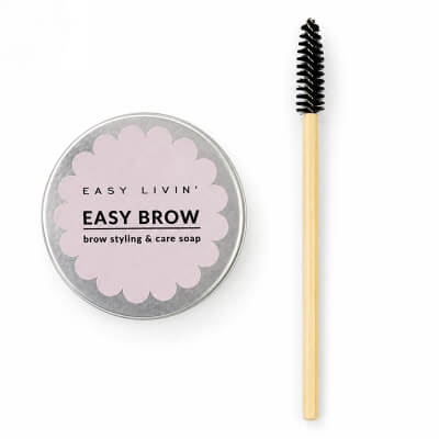 Easy Livin Easy Brow Naturalne mydełko do stylizacji brwi ze szczoteczką 24 g