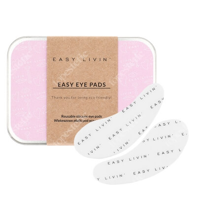 Easy Livin Easy Eye Pads Wielorazowe płatki pod oczy z silikonu 2 szt