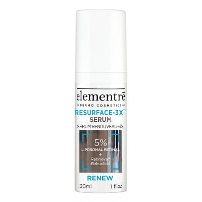 Elementre Resurface 3X Serum Odnawiające serum z retinalem, bakuchiolem i Retinova™ 30 ml