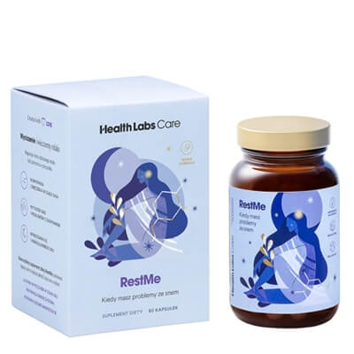 Health Labs Care RestMe Formuła z melatoniną 60 kapsułek