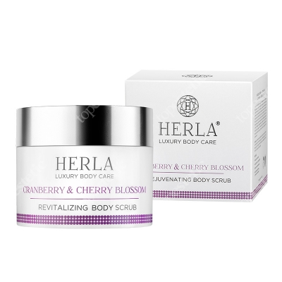 Herla Cranberry and Cherry Blossom Body Scrub Rewitalizujący peeling do ciała - żurawina i kwiat wiśni 200 ml