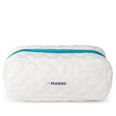 Marini SkinSolutions Kosmetyczka Biała z niebieskim suwakiem 1 szt