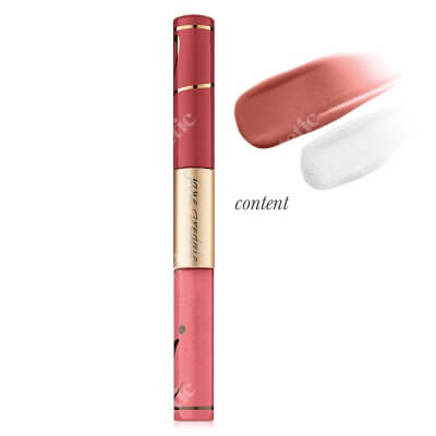 Jane Iredale Lip Fixation - Stain/Gloss Pomadka długotrwała, nawilżająca z błyszczykiem 6 ml (kolor Content)