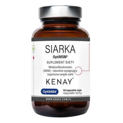 Kenay Siarka OptiMSM Suplement diety 90 kapsułek