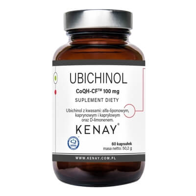 Kenay Ubichinol CoQH-CF 100 mg Suplement diety 60 kapsułek
