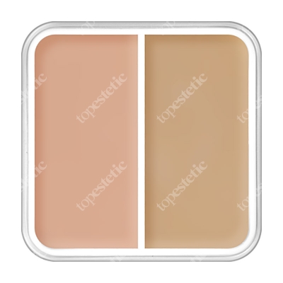 Kryolan HD Micro Foundation Cache Duo Podkład kryjący do twarzy HD (kolor 200&320) 18 g