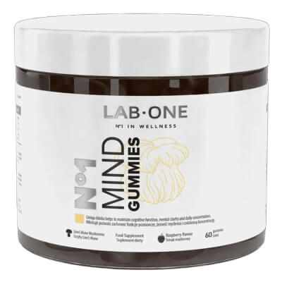 Lab One N°1 Mind GUMMIES Żelki o malinowym smaku 60 szt