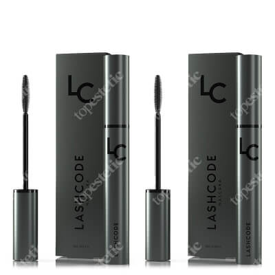 Lashcode Mascara Mascara Set ZESTAW Pielęgnujący tusz do rzęs 10 ml x 2