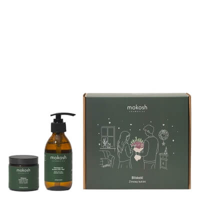 Mokosh Bliskość – Rytuał Podarków Zimowy Bukiet ZESTAW Odżywczy balsam do ciała 120 ml + Nawilżający żel do mycia ciała i dłoni 200 ml
