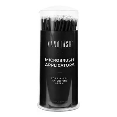Nanolash Microbrush Applicators Aplikatory bezwłókienkowe do rzęs (2,0 mm) 100 szt