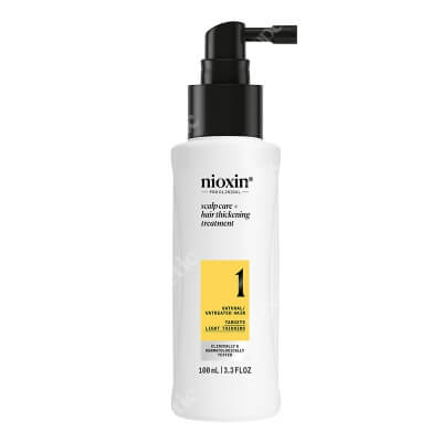Nioxin System 1 Scalp Care Hair Thickening Treatment Kuracja do włosów naturalnych lekko przerzedzonych 100 ml