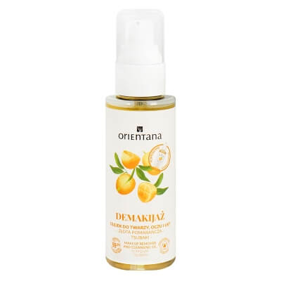 Orientana Face And Eyes Cleansing Oil Golden Orange Olejek do demakijażu twarzy i oczu - złota pomarańcza 100 ml