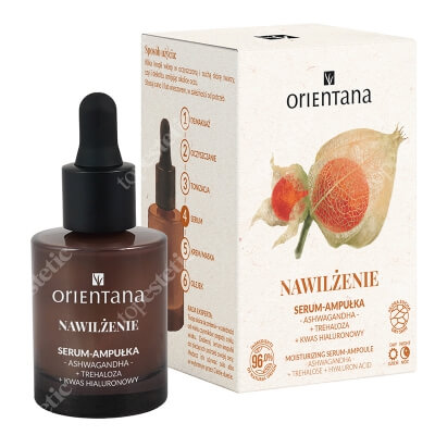 Orientana Moisturizing Serum-Ampoule Serum-ampułka Ashwagandha Kwas hialuronowy + Trehaloza 30 ml