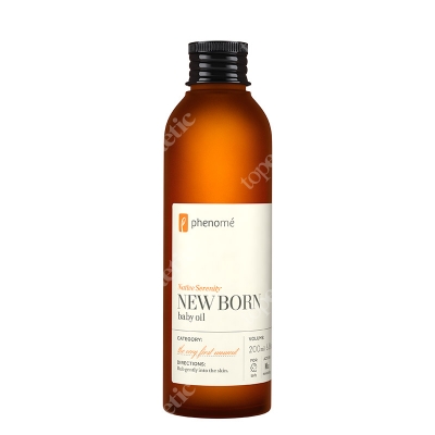 Phenome New Born Baby Oil Nawilżająca oliwka do pielęgnacji wrażliwej skóry dzieci i niemowląt 200 ml
